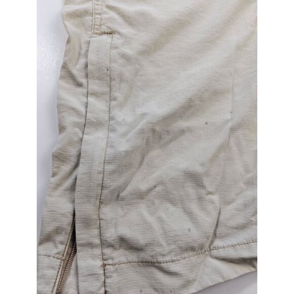 Outdoor element mens XL convertible zip off pants khaki nylon with belt * FLAWS^ - Picture 5 of 10